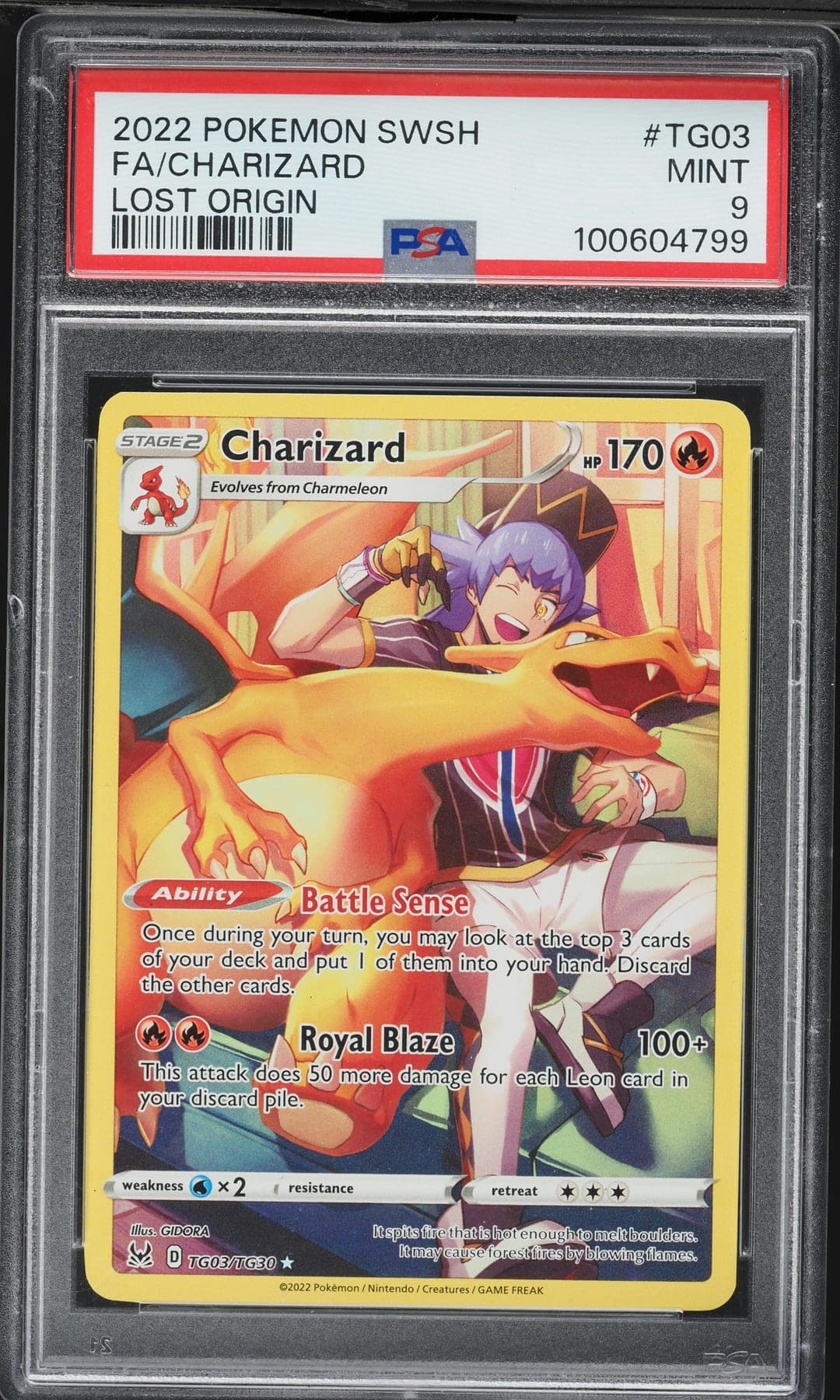 2022 Sword & Shield Lost Origin Fa/Charizard